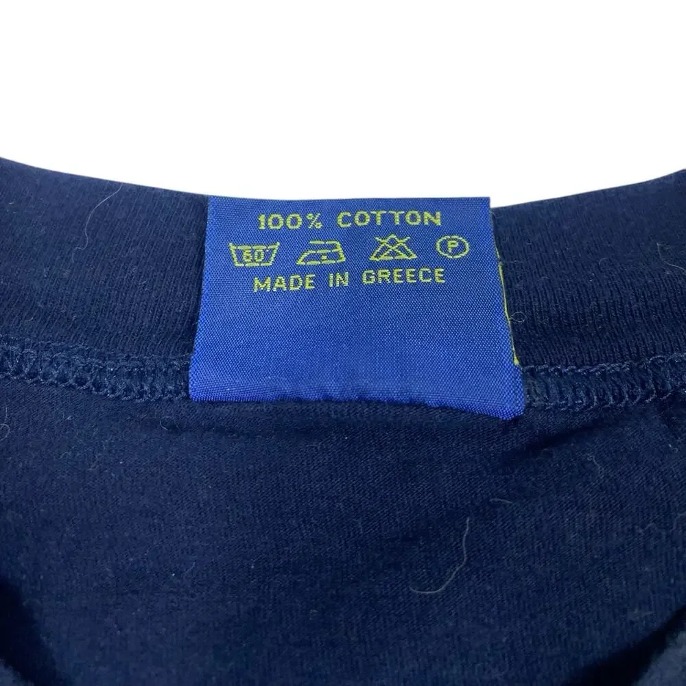 Vintage Greek Mythology Shirt Sz L All Over Print AOP USA Made 90s Single Stitch - Picture 6 of 9